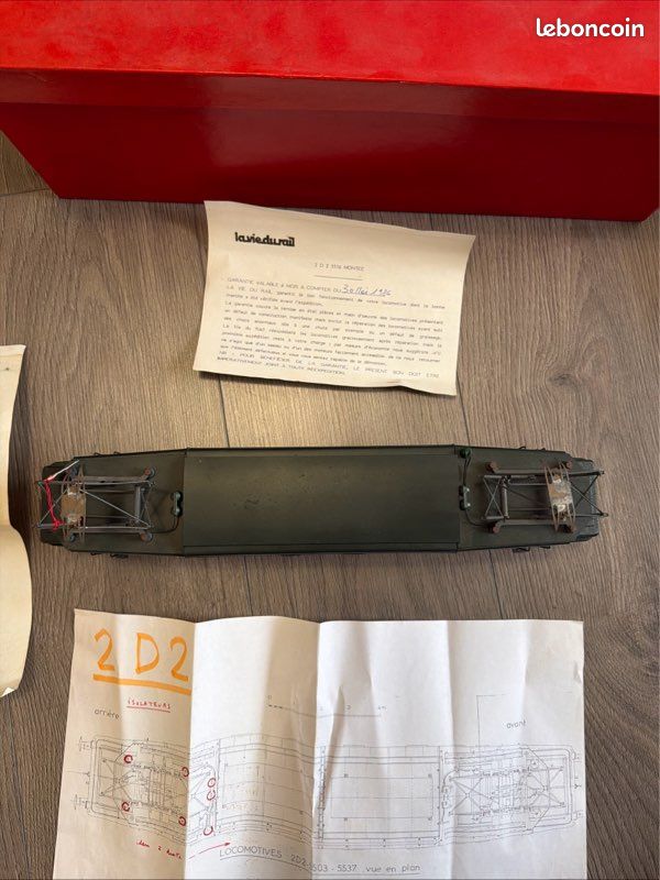 Locomotive SNCF 2D2 5516 – La Vie Du Rail, édition Limitée 1986, Laiton, Collection