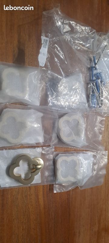 6 Bouton de porte meuble laiton neuf (image 3)