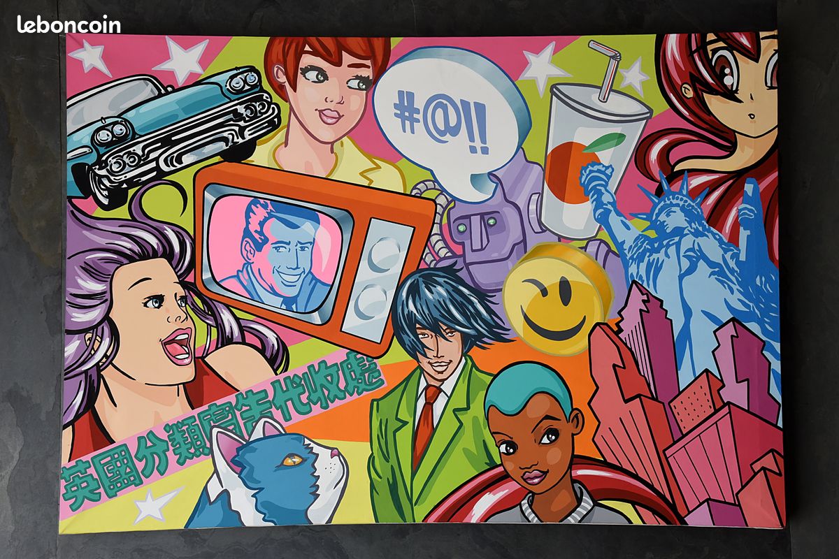 TABLEAU original ART CONTEMPORAIN 81X116cm - Collection