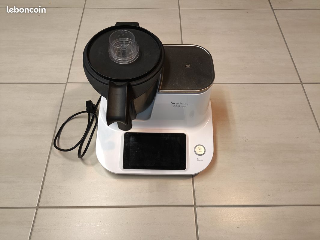 Robot de cuisine Moulinex Click & Cook blanc (image 1)