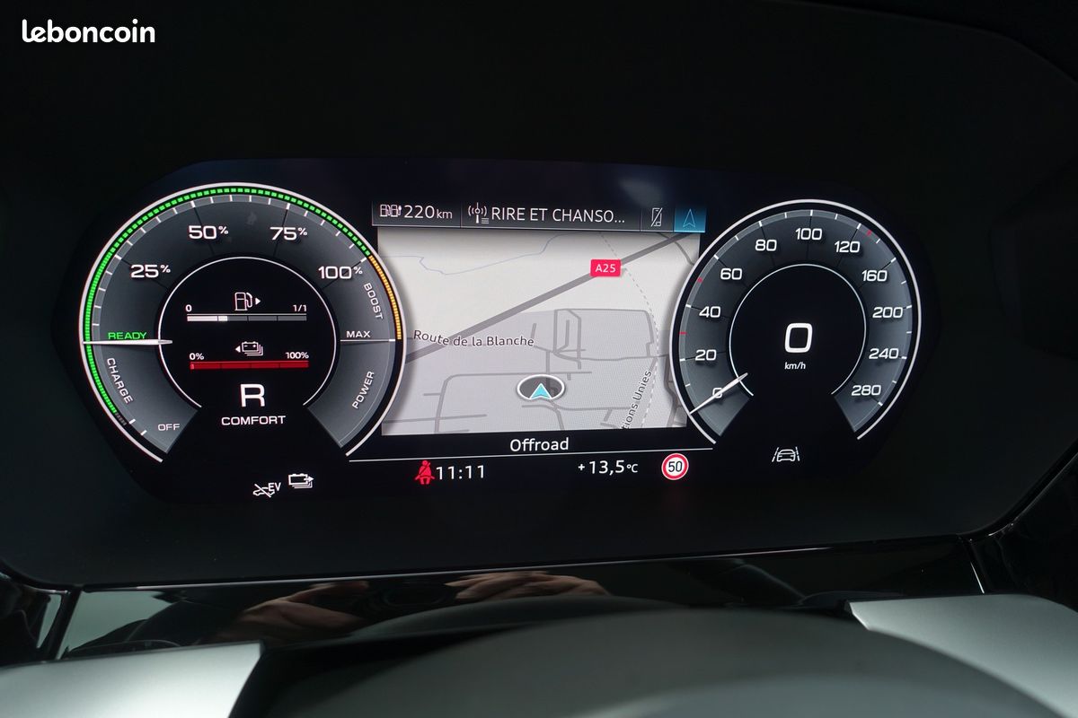 A3 Sportback 40 Tfsi e S-Tronic 204ch Hybride Rechargeable Virtual cockpit/Toit ouvrant/Sièges sport Chauffant/Grd Gps europe/Caméra/Full LED/Carplay/1*Main/Garantie 12 mois (image 11)