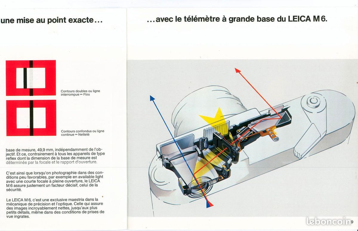 Brochure D'origine Leica M6 – Publicité Vintage, Collection, Occasion