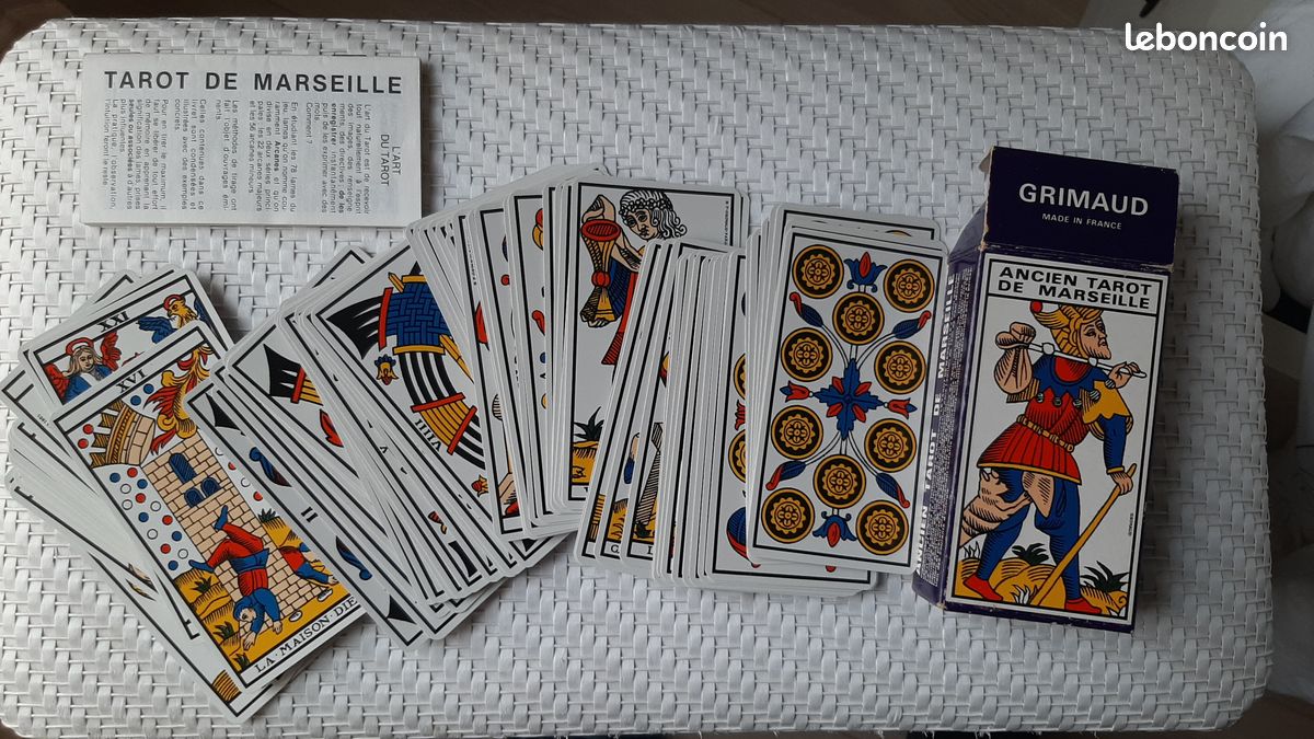 Tarot De Marseille – édition Paul Marteau, Grimaud, ±1988, France