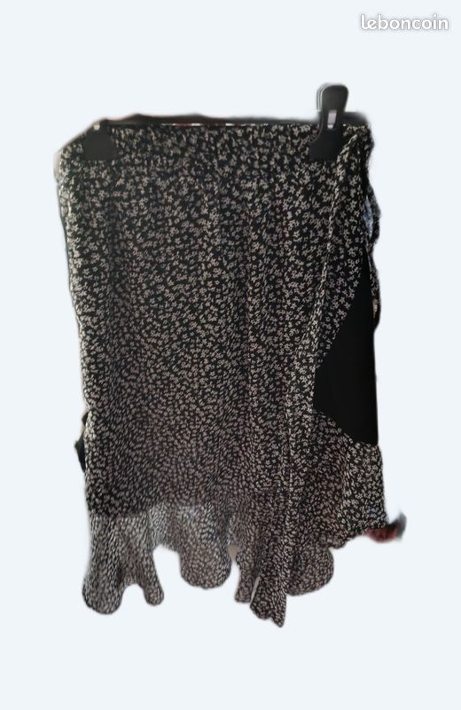 Jupe longue fleur Jennyfer Vêtements