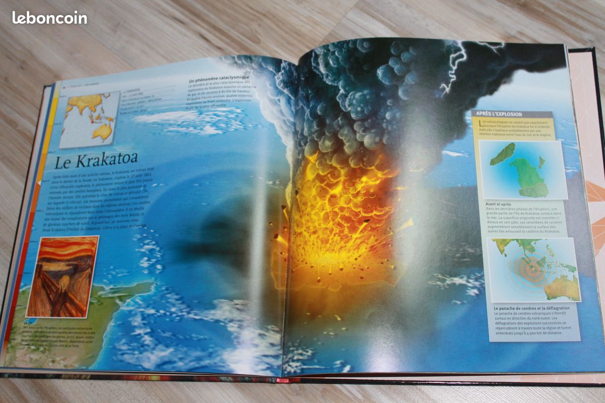 Livre collection A la loupe "Volcans et séïsmes" Neuf (image 3)