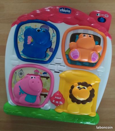 Jouet interactif musical Chicco animaux happy palace