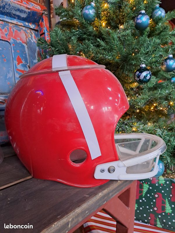 Casque de football vintage années 1960 Kent fabriqué aux États-Unis