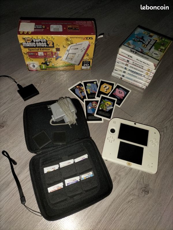 2DS + jeux Nintendo Pokémon,Zelda,Mario+PowerSave (image 2)