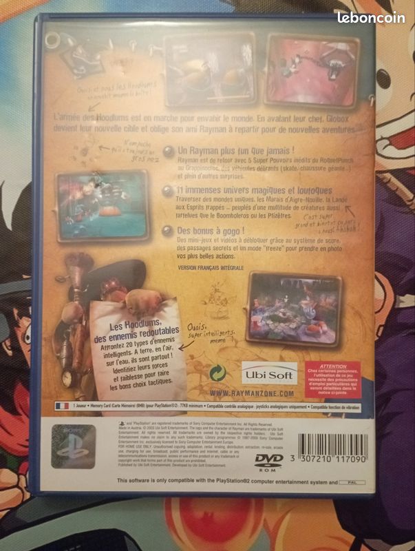 Jeu Rayman 3 Holographique Pour PlayStation 2 (PS2) - Version Française, Bon État D'Occasion