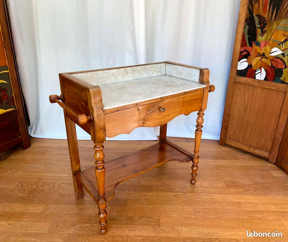 Coiffeuse/ Table de toilette ancienne, Louis Philippe (image 16)