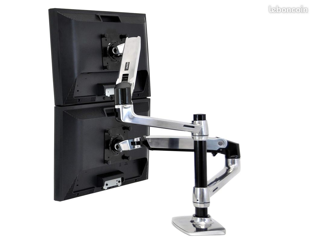 Support double bras pour écran LCD Ergotron (image 1)
