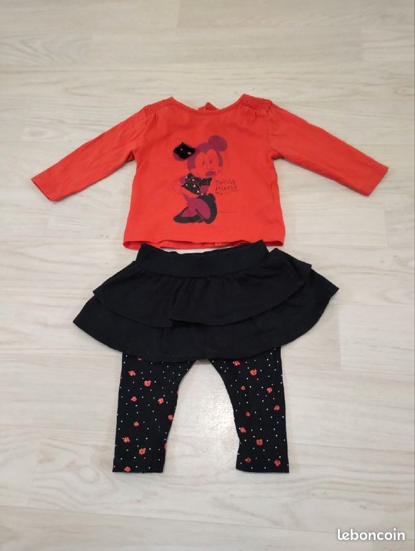 Ensemble Minnie 6 mois (image 1)