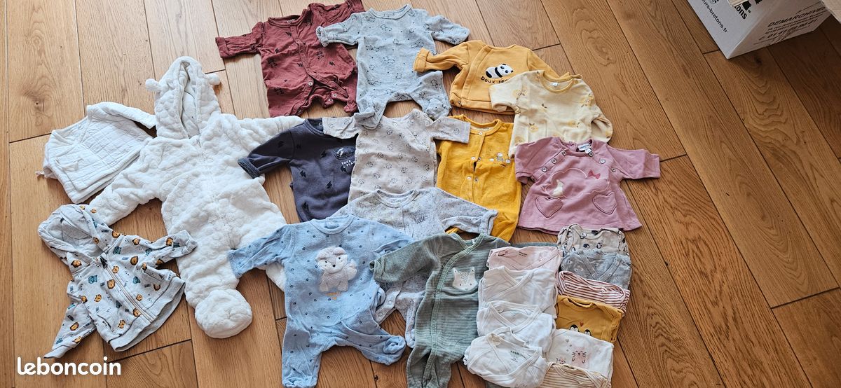 Lot vêtements fille 1 mois à 3 ans (image 1)