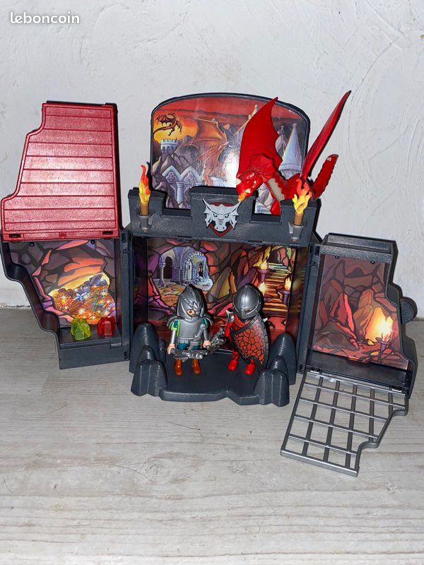Playmobil Coffre et chevaliers dragon (image 1)
