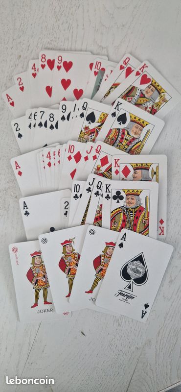 2 jeux de 54 Cartes à jouer neuves (image 3)