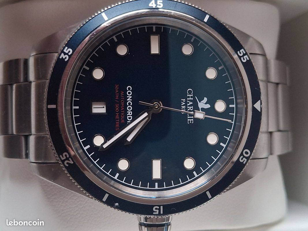 Charlie Montre Suisse Squelette Homme Jour Nuit Charlie Paris - Main Image