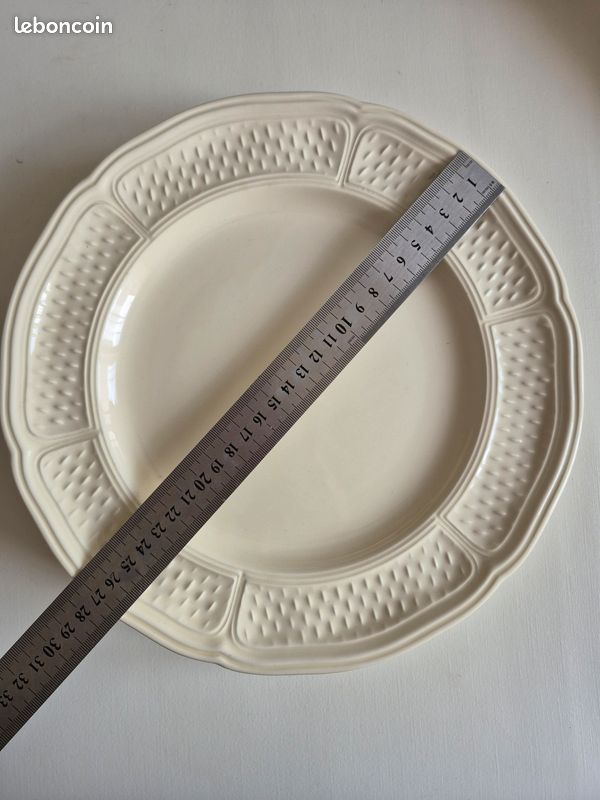 Lot de 6 Assiettes creuses vintage Arcopal – motif fleuri