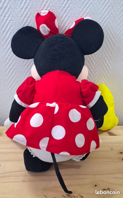 Grande peluche géante Minnie Disney World vintage 80 cm 30