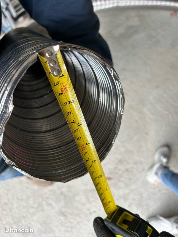 Tuyau Tubage Flexible Inox L 580 cm (image 2)