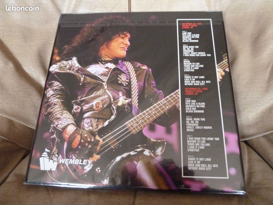 KISS"Crazy nights 1988" coffret 4 vinyles couleur (image 2)