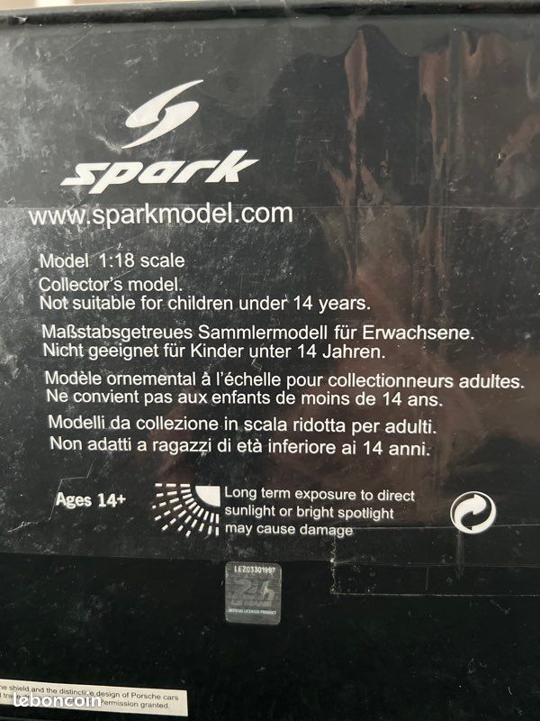 Porsche 908/80 N°9 1980 - 1/18 Spark (image 11)