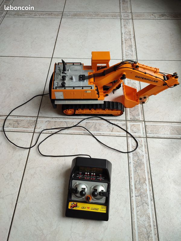 Caterpillar 245 Excavatrice – NZG 1:50 – Haute Rayures Logo #177.7 – OVP