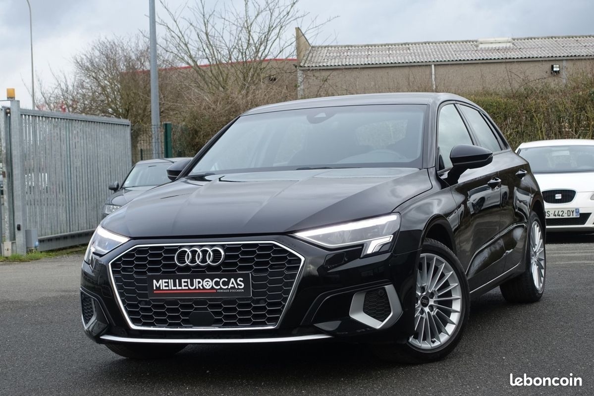 A3 Sportback 35 Tdi S-Tronic 150ch Virtual cockpit/Cuir Sport Chauffant/Gps europe/Carplay/Caméra/Attelage/1*Main/Garantie 12 mois (image 1)