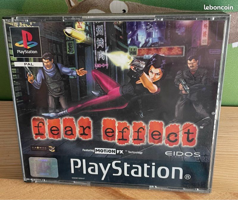 Jeu Fear Effect Pour PlayStation 1 - Bon état, Version PAL, Complet