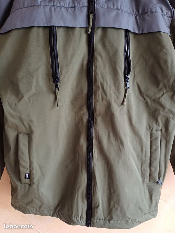 Veste 3/4 doublée gris/kaki Joma L (image 3)