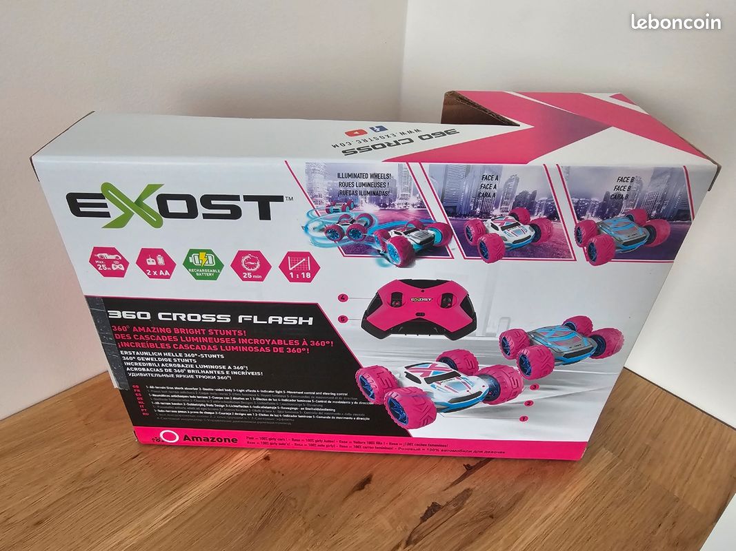 EXOST Voiture télécommandée 360 CROSS VERTE A BATTERIE - EXOST pas cher