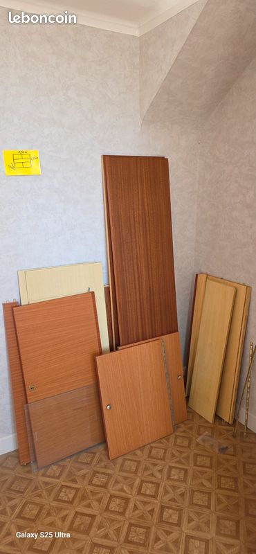 Secrétaire Vintage / Meuble Bureau Années 70 - Démonté (image 6)