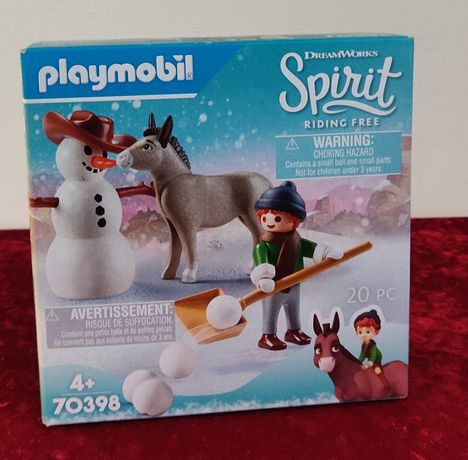 Playmobil - 70398 - Spirit - La Meche et Monsieur Carotte en hiver