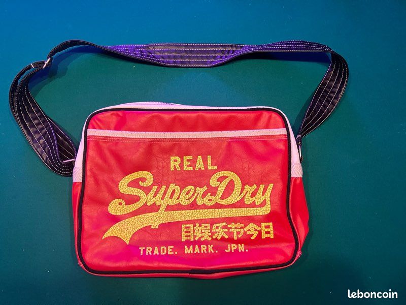 Neuf jamais servi Sac en bandoulière SuperDry style vintage