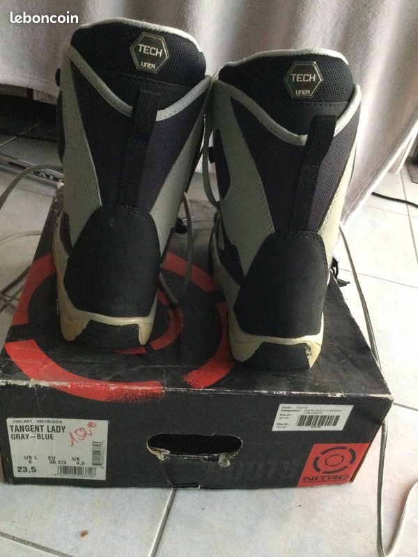 Bottes snowboard Nitro femme 23,5 (image 4)