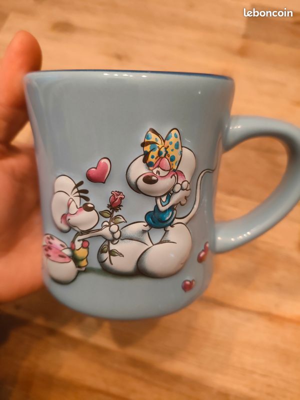 Mug Vintage Diddl Pimboli - Céramique Collector 'Ne Pas Déranger' - Occasion En Bon état
