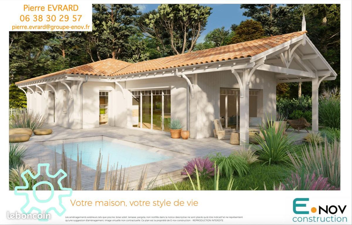 Terrain 1 300 m² La Brede · à La Brède · 250 000 €