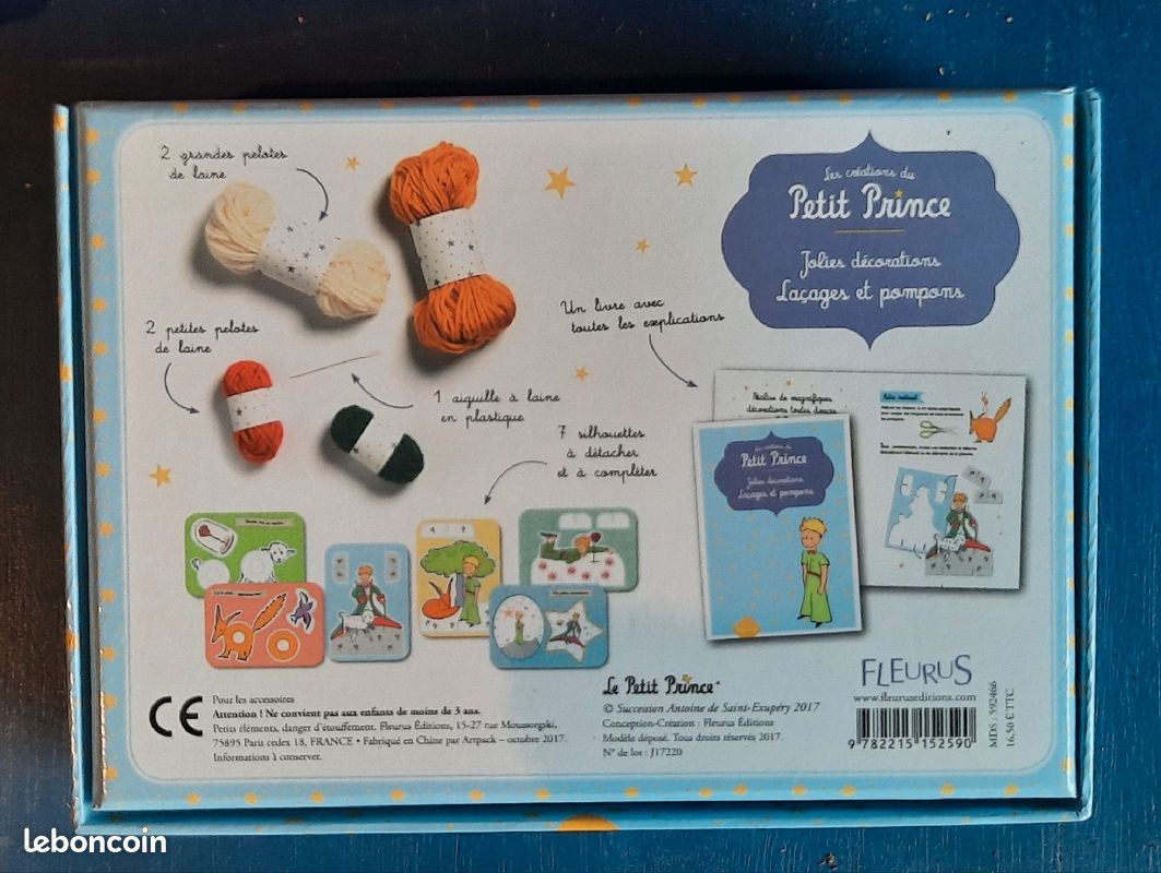 Les créations du Petit Prince : jolies décorations, laçages et pompons

chez Fleurus (image 2)