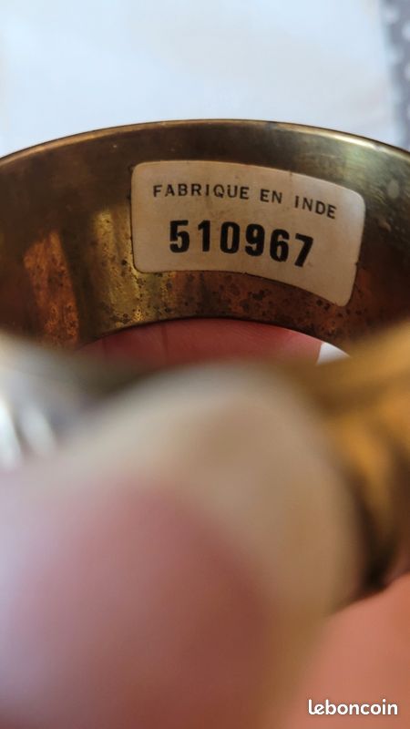 Rond serviette fabriqué en Inde (image 2)