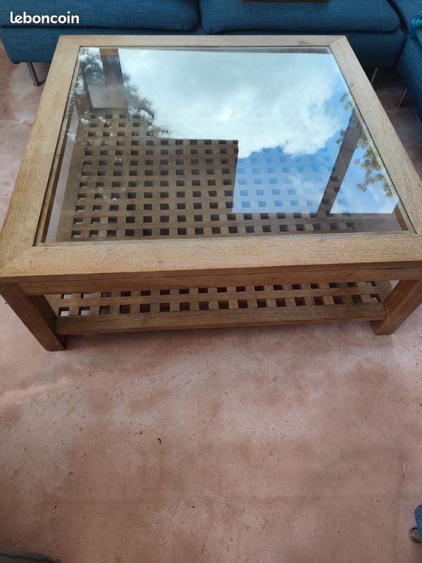 Table basse teck (image 1)