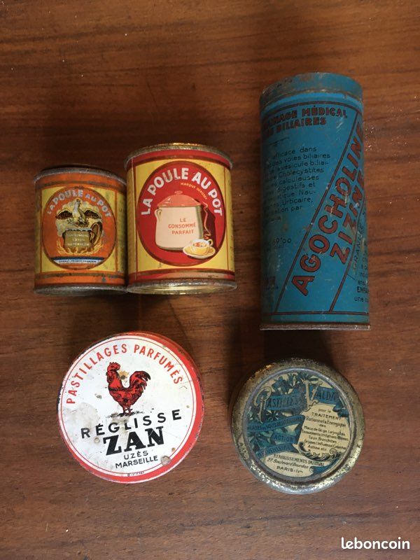 Boîtes métal anciennes (image 1)