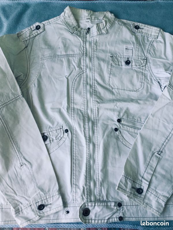 Blouson homme en toile taille S (image 1)