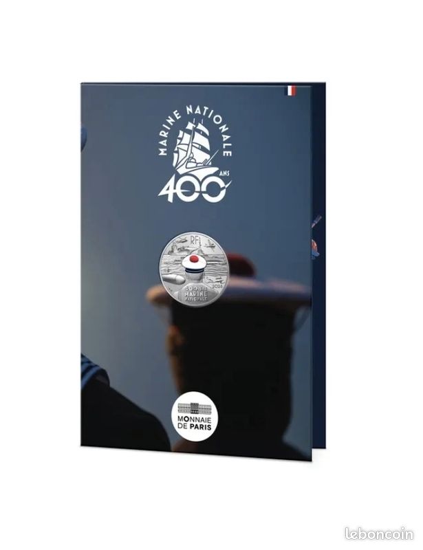 Pièce 10 EUROS Argent "400 ans Marine Nationale" (image 1)