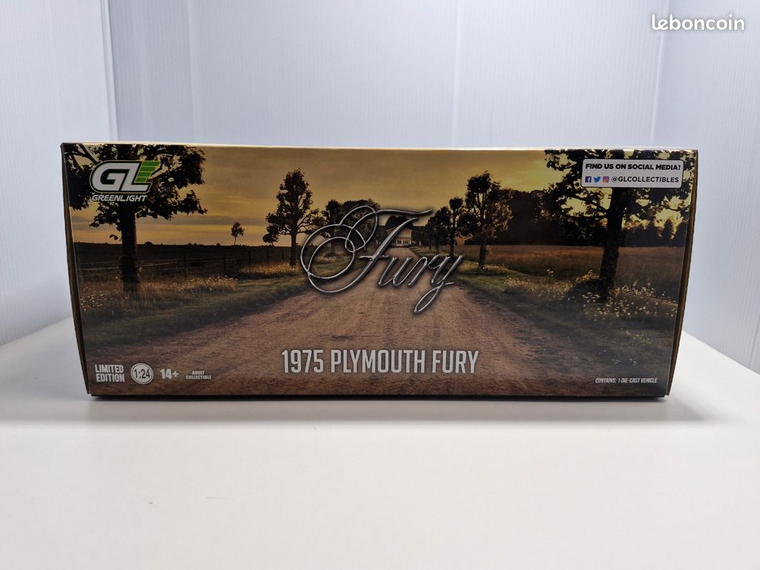 1/18 GREENLIGHT PLYMOUTH Fury Checker CAB 069 WO.3-7000 1976 Beverly Hills Cop I EUR 94,99 - FR