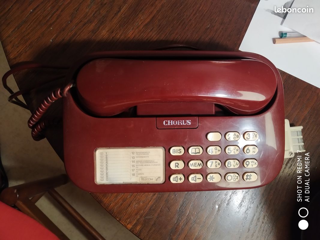 Téléphone Fixe Vintage Matra (image 2)
