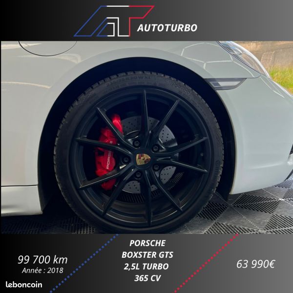 Porsche 718 BOXSTER (982) 2.5 365CH GTS PDK EURO6 (image 19)