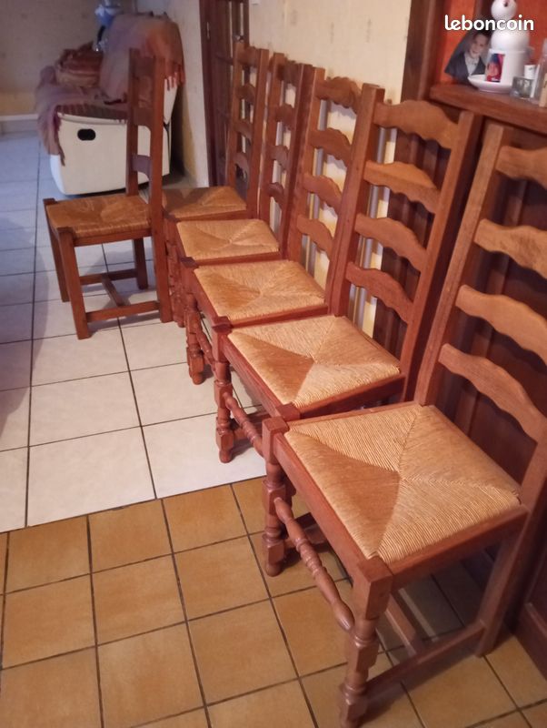Lot buffet table plus chaise (image 3)