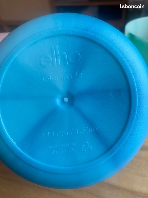 Lot 2 cache pot Vert et Bleu (image 3)