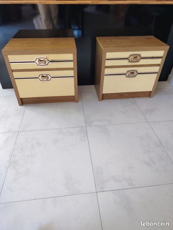 Table de chevet anne 70 - Ameublement