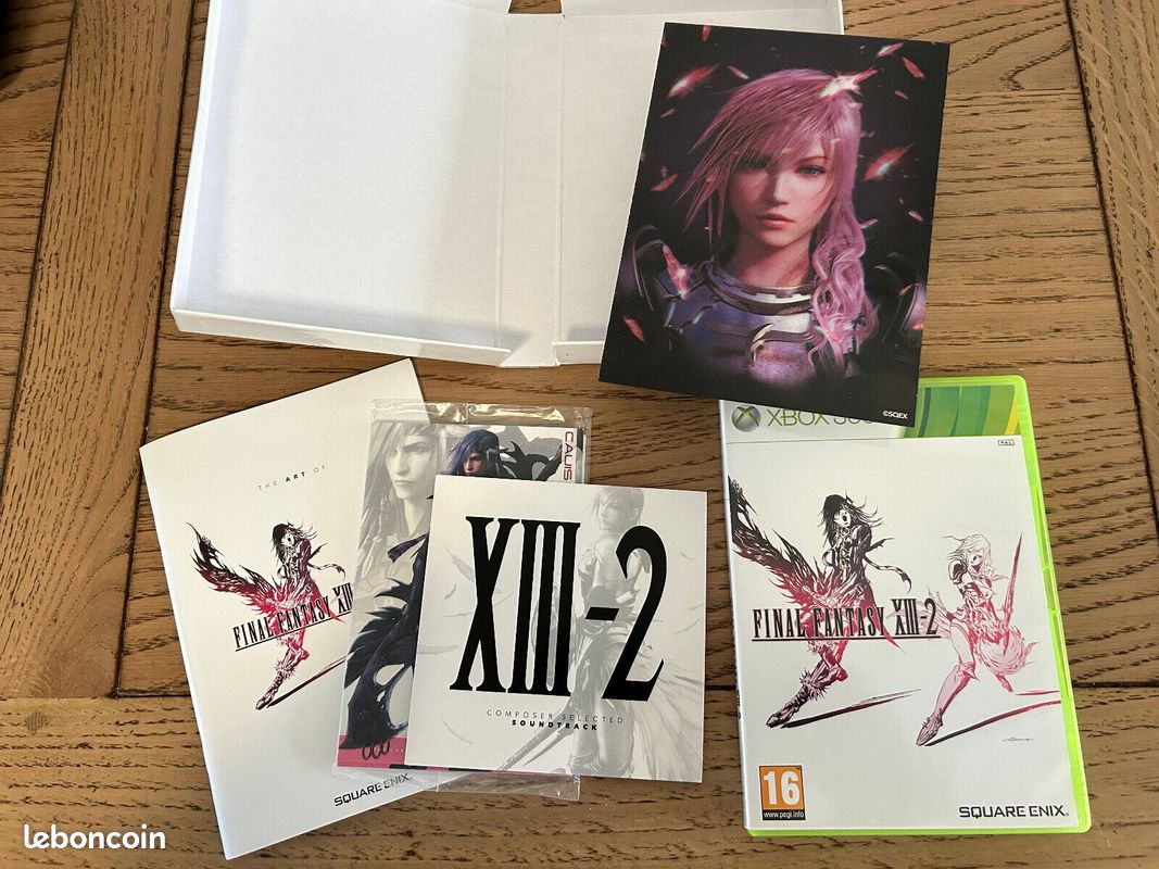 Final Fantasy XIII-2 Édition Collector Xbox 360 - Complet - Très Bon État - Livraison Gratuite