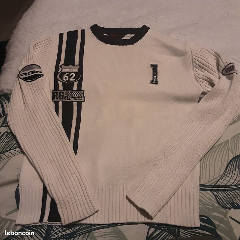 Pull garçon taille 10 ans ,marque RG512 Vêtements